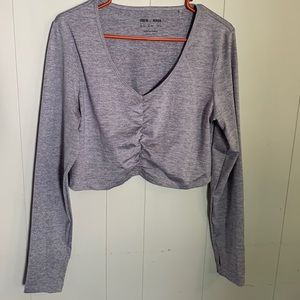 ASOS Fitness Purple Crop Top - size 14